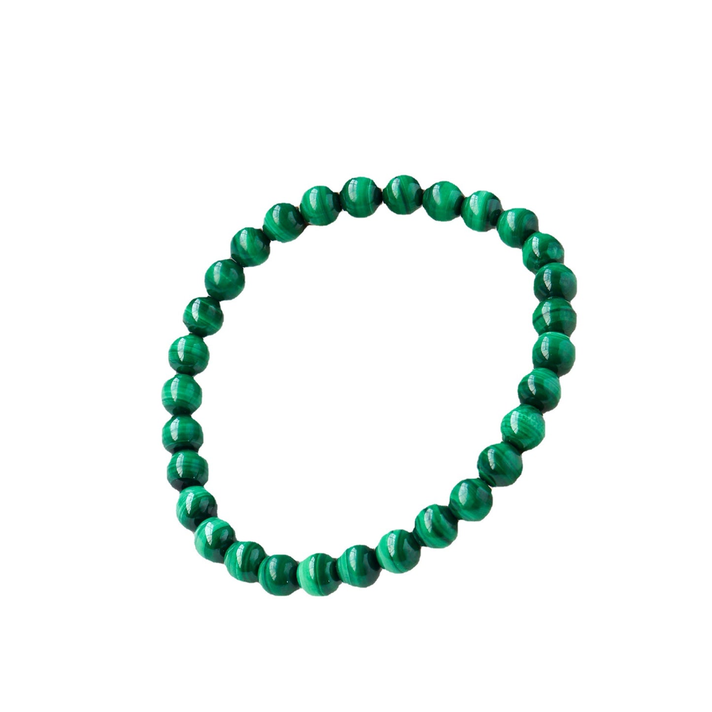 Natural Malachite Bracelet Green Hand String Fashion Jewelry Gift for Men and Women