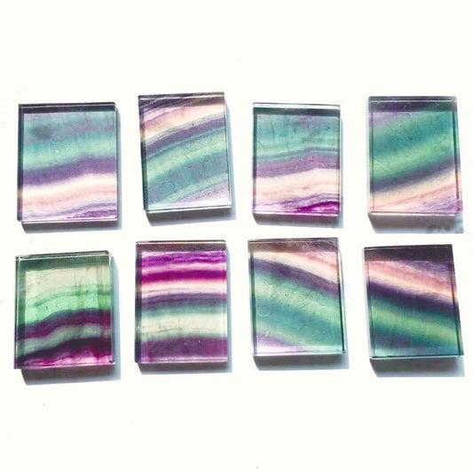 Natural Fluorite Peace Token