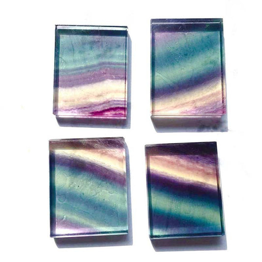 Natural Fluorite Peace Token