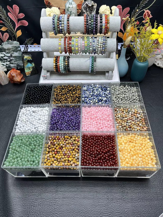 Crystal bead 8mm DIY scoop Carrie